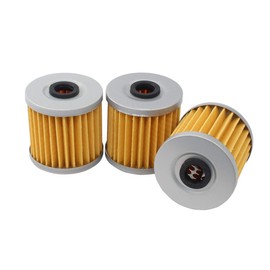 MOTOKU Pack of 3 Oil Filter for Kawasaki Bayou 220 250 300 KLT200 KLT250 Lakota Mojave 250 ATV KLF250 KL650