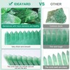 ideayard Gua Sha Jade Comb Natural Scalp Massager Jade Scraping