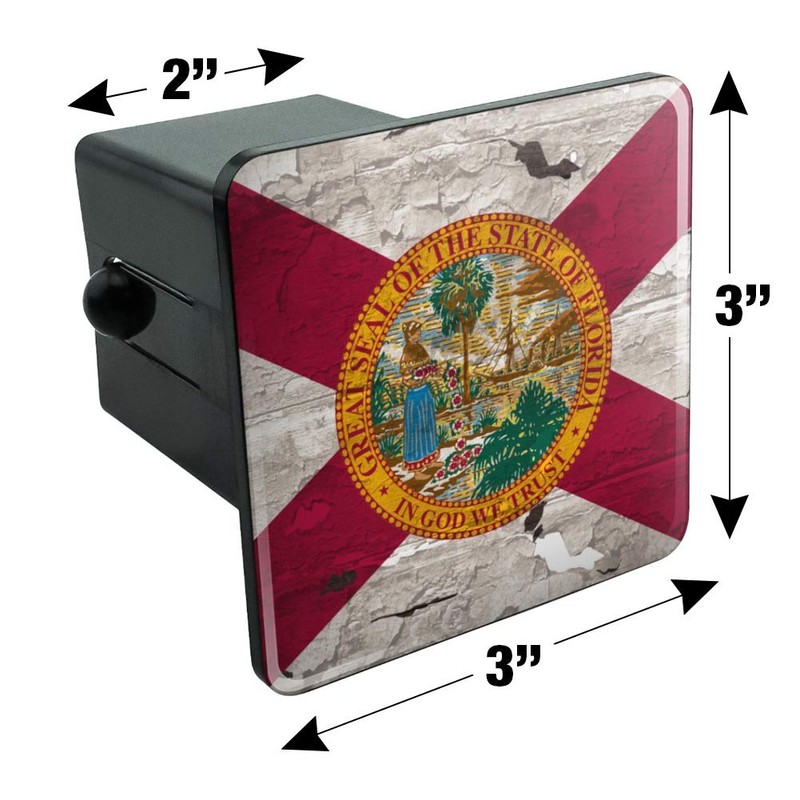 GRAPHICS & MORE Rustic Florida State Flag Distressed USA Tow