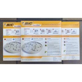 BIC 3 Count Bic FlameDisk Portable Outdoor Grilling Flame Disk Charcoal Alternative