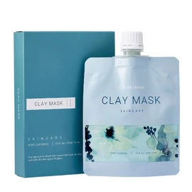 Millenus Clay Pack, 4.2 oz (120 g), Pore Care, 3 Minutes, Can Be Used in Baths, Pore Pack, Mud Pack, Exfoliating