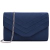 Milisente Clutch Bag for Women, Suede Clutch Bags for Wedding