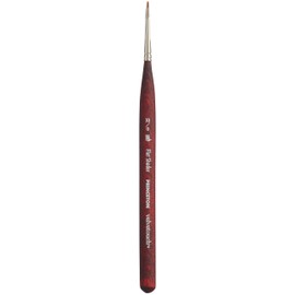 Princeton Velvetouch Paintbrush, Size 10/0 inch, Scarlet