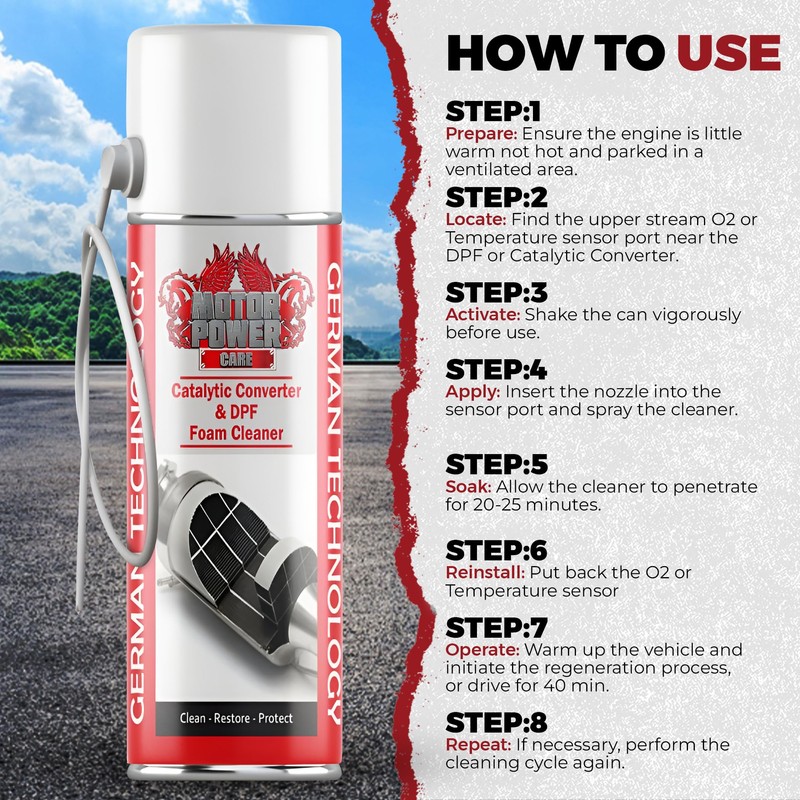 Catalytic Converter Cleaner new technology effective cleaning solution kit