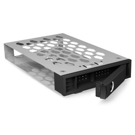Icy Box Accessory Rack Suitable for 2212SSK IB 2213SSK IB 2242SSK for 1x 2.5 inch SATA/SAS HDD/SSD – Black