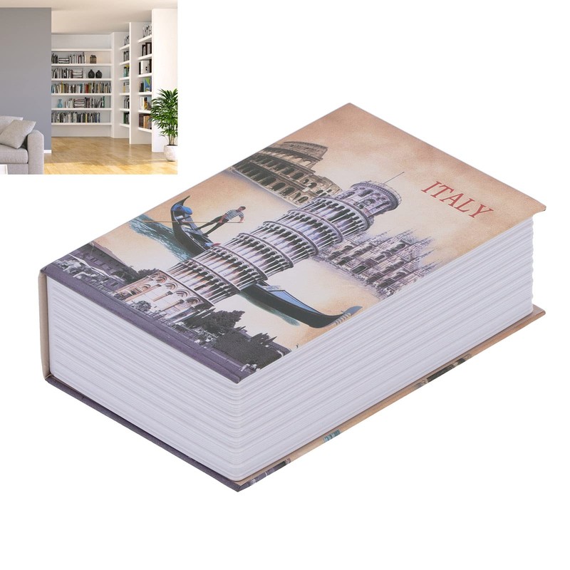 Book Safe with Combination Lock, 7.1 x 4.6 x 2.2in