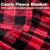 Catalonia Classy Tartan Wearable Snuggle Blanket with Sleeves and Pocket,