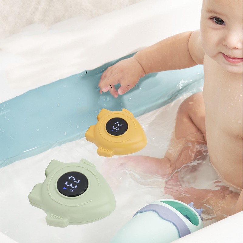 Baby Bath Thermometer Intelligence Electronic Digital Water Temperature Thermometer Yellow