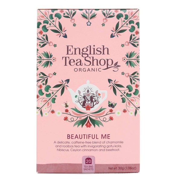 English Tea Shop 20 Organic Wellness Beautiful Me Teabags