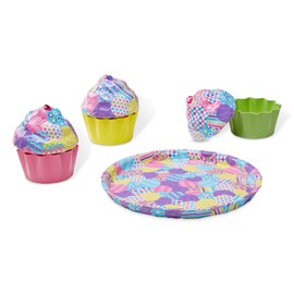 Melissa & Doug Decoupage Made Easy Deluxe Craft Set-Cupcakes Kit, Multicolor (30108)