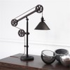 Pemberly Row Contemporary 29" Blackened Bronze Metal Table Lamp