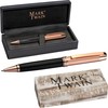 Mark Twain Metal Twist Ballpoint Pen in Copper Design with