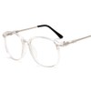 Rongchy Mens Myopia Glasses Womens Oversize Frame Shortsighted Eyeglasses (Clear,