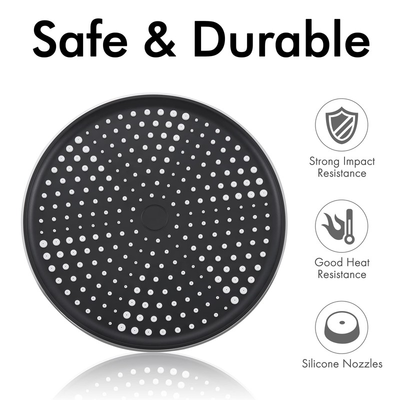 KES Shower Head 10 Inch Fixed Shower Head, Large Rainfall