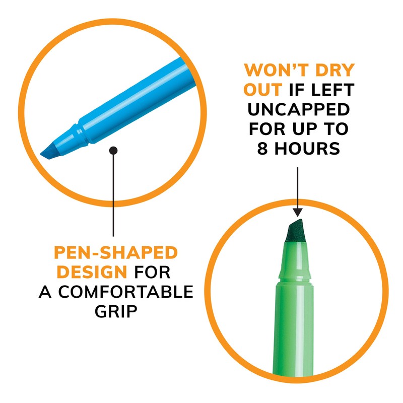 BIC Brite Liner Highlighters, Chisel Tip, 12-Count Pack of Green