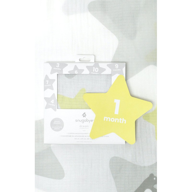 Snugabye Baby 12 Months Milestone/Photo Blanket