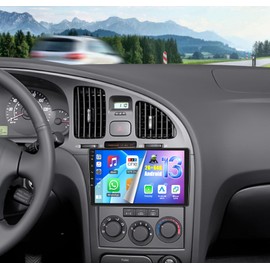 CAMECHO 2G+64G Android 13 Car Stereo for Hyundai Elantra 2004-2012 9 Inch Touch Screen with Wireless CarPlay Android Auto Mirror Link 28UI Bluetooth FM GPS Navigation WiFi SWC Backup Camera