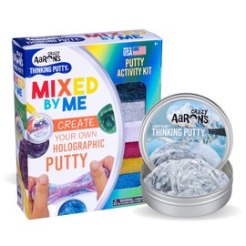 Crazy Aaron’s Holographic Mixed by Me Kit with Extra Clear Putty for More Mixing Experiment and Fun