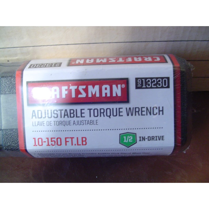18 INCH Craftsman 1/2inch adjustable torque wrench 10lb-150ft lbs