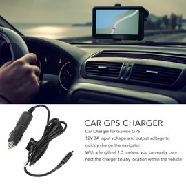 Car Charger for Garmin GPS 12V 3A GPS Charger Adapter Cable for Garmin Navigators Zumo 660 550 450