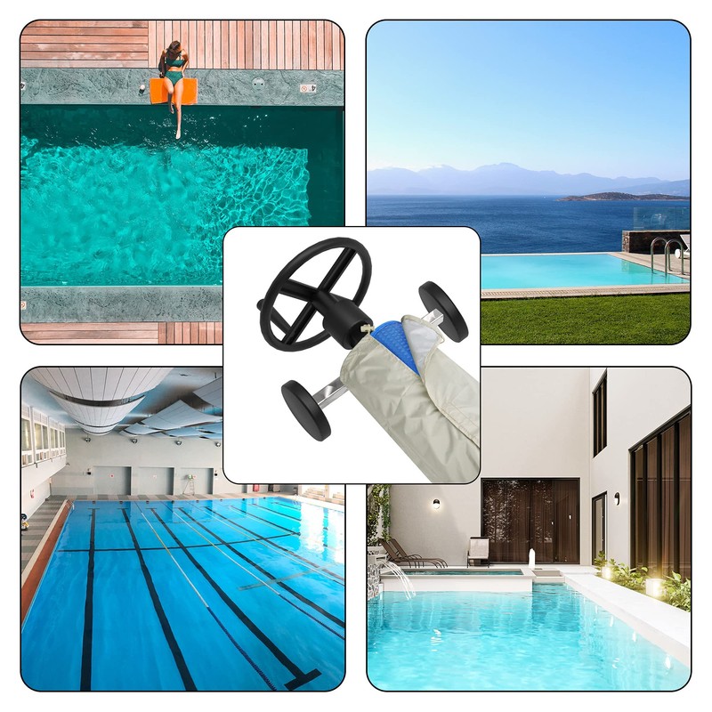 codree Swimming Pool Solar Reel Protective Cover, Waterproof Pool Reel