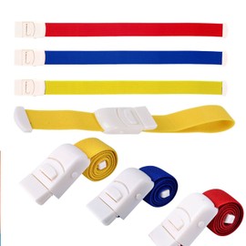 Mougerk Elastic Bandage Tourniquets, 4Pack Quick Release Tourniquet Bands for Hunting and Hiking, Household