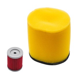 Cylinman 13780-05G00 13780-05G10 Air Filter Fit for Suzuki Ozark 250 LTF250 2x4 2002-2006 for Suzuki Quadsport Z250 LTZ250 2x4 2004-2006 for Suzuki King Quad 300 LTF4WDX 1991-1998 With Spark Plug