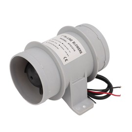 Aramox 3 Inch Inline Blower 12V Silent Inline Blower Marine Bilge Air Blower Inline Duct Fan for Yachts, Boats, Air Circulation