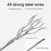 Retractable Clothesline Wall Mounted Stainless Steel Durable Indoor Balcony Drying
