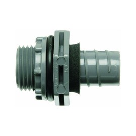 Thomas & Betts LN43DA Carlon One Piece Liquidtight Non-Metallic Fitting, 1/2", Straight, PVC