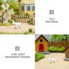 FUNOMOCYA 6Pcs Mini Goat Figurines Realistic Goat Statues for Home