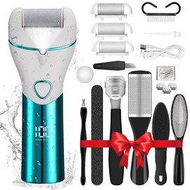Electric Feet Callus Remover Foot File Electric Callus Remover Feet Portable Professional Pedi Feet Care for Dead Skin Callous Remover Tool 2 Speed Waterproof Pedicure Foot File Kit 5688Blue