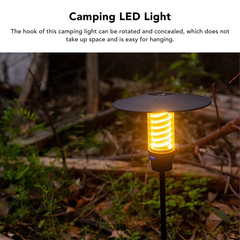 Portable Outdoor Camping LED Lamp 2 In 1 Mini Camping