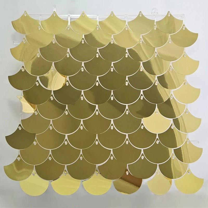 Shimmer Wall Panel Decorativo 4d Lentejuela Abanico 30 Pzs