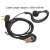 Two Way Radio Earpiece Universal K Head 2 Pin Electroplating