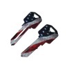 USA FLAG MINUTEKEY KEY BLANKS KW-10 AMERICAN RED WHITE BLUE