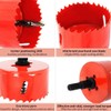60mm Hole Saw,HSS Bi-Metal Hole Cutter with Pilot Drill Bit,Hole