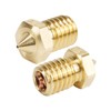 2PCS V6 3D Printer Nozzles 0.4mm High Flow CHT Brass
