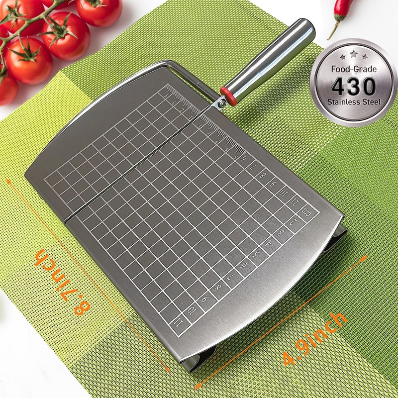 Cheese slicer, stainless steel multifunctional cheese slicer, suitable for cutting