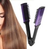 Clamp Flat Brush Double Sided Hair Straightening Artificial Bristle Splint