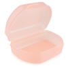 Tupperware To Go Snacky Pink Bread Box Nursery Lunch Sandwich