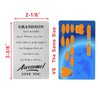 Grandson Gifts - Awesome Grandson Wallet Card, Grandson Graduation Gifts,