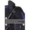Lemorecn Mens Wetsuits Jumpsuit Neoprene 3/2mm Full Body Diving Suit(CA3031BLUE-M)