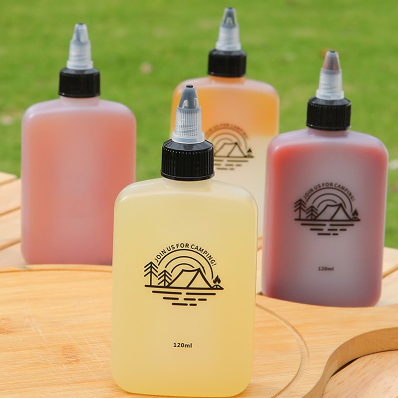 5pcs Small Oil Dispenser 120ml Leakage Proof Portable Compact Oil