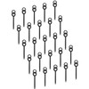 AMZfishing® 25 x Boilie Screws with Round or Oval Ring