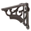 Hammer and Tongs - Ornate Iron Shelf Bracket - D120mm