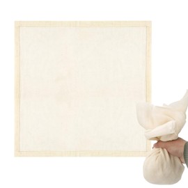 Cheese Cloth Bag for Straining | Reusable Nut Milk Cotton Straining Bag,Fine Mesh Filter Fabric Juice Making Supplies for Tea Filtering Homemade Cheesemaking Juice Extraction