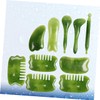 Healifty 1 Set 10pcs Gua Sha Massage Board Scalp Comb