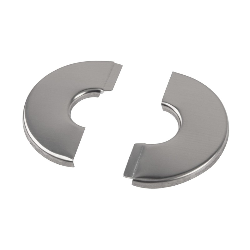 Rrina 4Pcs 304 Stainless Steel Wall Split Flange Round Escutcheon