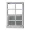 Shed Window 14x21 White - Vertical Slider with Tempered Glass